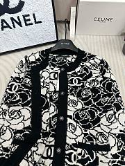 Chanel black roses cardigan - 2