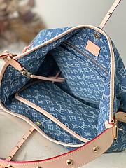 Louis Vuitton Carryall denim tote bag  - 4