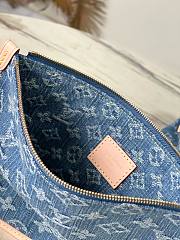 Louis Vuitton Carryall denim tote bag  - 2