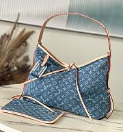 Louis Vuitton Carryall denim tote bag  - 1