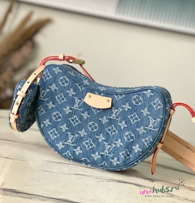 Louis Vuitton Croissant denim bag  - 1