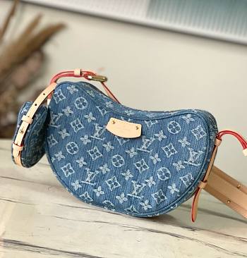 Louis Vuitton Croissant denim bag 