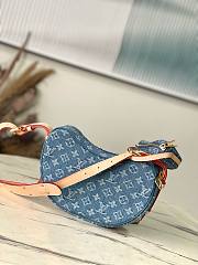 Louis Vuitton Croissant denim bag  - 4