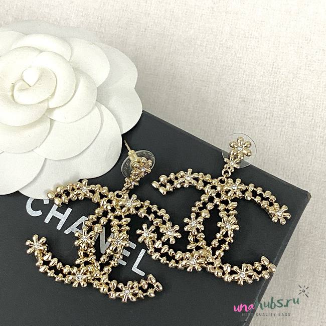 Chanel CC gold earings  - 1