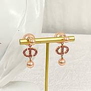 Dior rose gold earings  - 5