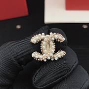 Chanel pearl CC earings  - 5