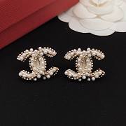 Chanel pearl CC earings  - 6