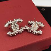 Chanel pearl CC earings  - 4