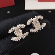 Chanel pearl CC earings  - 3