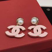 Chanel pearl pink earings  - 6