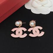 Chanel pearl pink earings  - 3