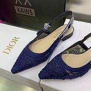 Dior J'Adior Slingback Transparent Blue Pump 2.5cm - 5