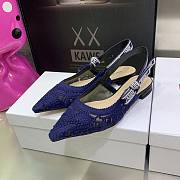 Dior J'Adior Slingback Transparent Blue Pump 2.5cm - 4