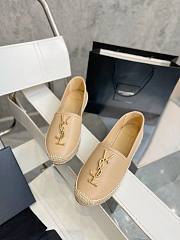 YSL beige leather espadrille - 3