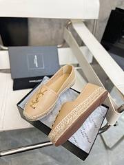 YSL beige leather espadrille - 6