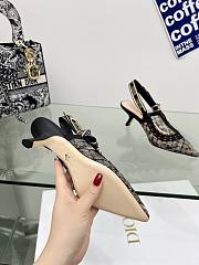 Dior J'Adior Slingback Black Burterffly Pump 6.5cm - 5