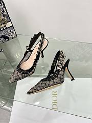 Dior J'Adior Slingback Black Burterffly Pump 10.5cm - 3