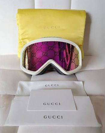 Gucci purple snow mask sunglasses 