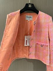 Chanel pink tweed jacket - 3