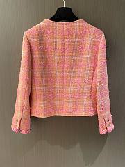 Chanel pink tweed jacket - 4