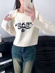 Prada white sweater  - 5