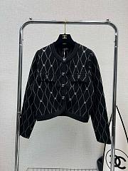 Chanel black knitted jacket - 1