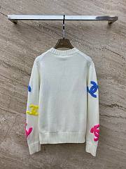 Chanel white CC cardigan  - 2