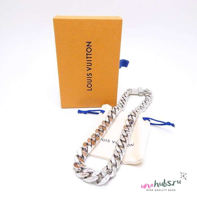 Louis Vuitton Metal Chain Links Necklace  - 1