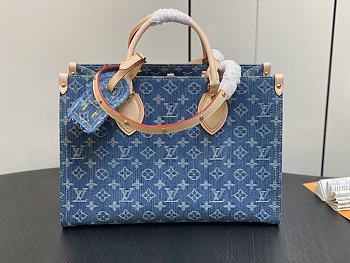 Louis Vuitton Onthego Denim MM Bag 