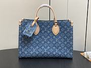 Louis Vuitton Onthego Denim MM Bag  - 6