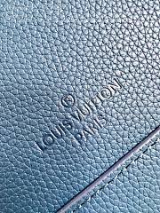 Louis Vuitton Takeoff Messenger Blue Leather Bag - 4