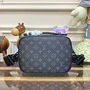 Louis Vuitton S Lock Black Monogram Messenger Bag - 6