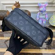 Louis Vuitton S Lock Black Monogram Messenger Bag - 5