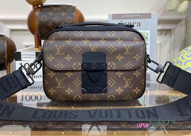 Louis Vuitton S Lock Monogram Messenger Bag 02 - 1