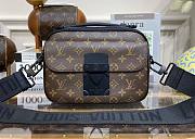 Louis Vuitton S Lock Monogram Messenger Bag 02 - 1