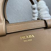 Prada small beige leather handbag with belt 1BA418 bag - 2