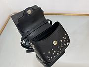 Versace Black Mini La Medusa Spiked Top Handle Bag - 4