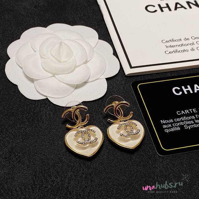 Chanel heart earings 02 - 1