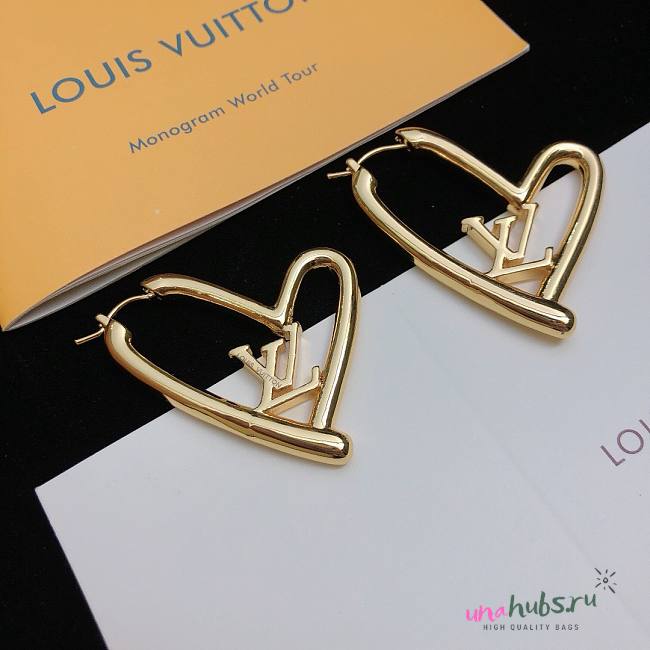 Louis Vuitton heart earings  - 1