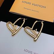 Louis Vuitton heart earings  - 4