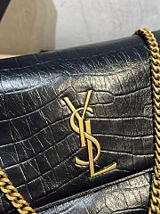 YSL Kate Reversible Chain Bag in Suede and Crocodile-Embossed Leather - 5