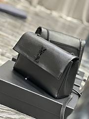 YSL Monogram West Hollywood Black Crossbody Bag - 6