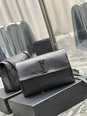 YSL Monogram West Hollywood Black Crossbody Bag - 4