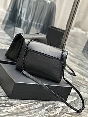 YSL Monogram West Hollywood Black Crossbody Bag - 3