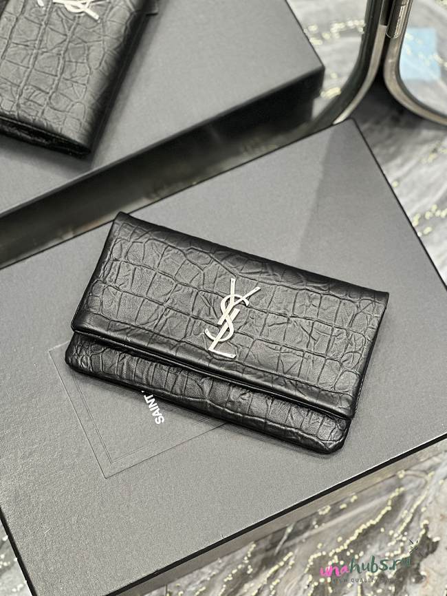 YSL crocodlie clutch  - 1