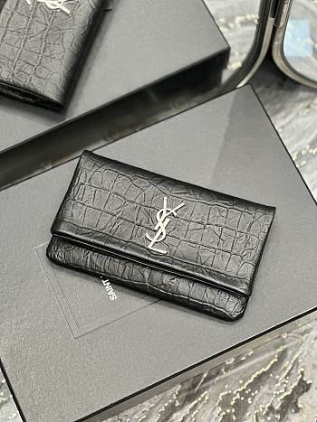 YSL crocodlie clutch 