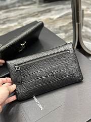 YSL crocodlie clutch  - 4