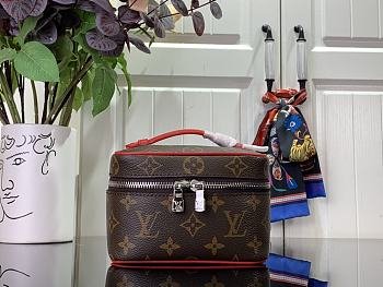 Louis Vuitton Nice mini red monogram bag 