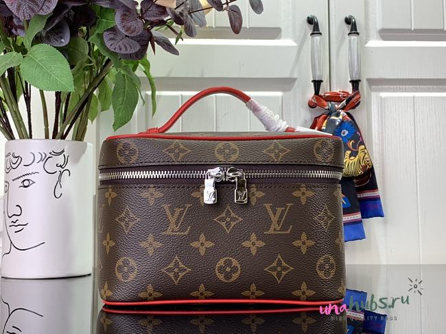 Louis Vuitton Nice Small red monogram bag - 1