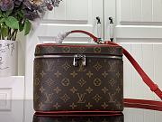 Louis Vuitton Nice Large red monogram bag - 1